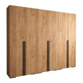 Armoire Manhattan a portes battantes H. 236,7 x L. 300 x P. 47, 6 portes
