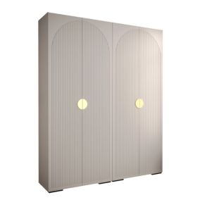 Armoire Manhattan Ryfel 1 a portes battantes H. 236,7 x L. 200 x P. 47, 4 portes