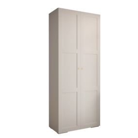 Armoire Manhattan Ryfel 10 a portes battantes H. 236,7 x L. 100 x P. 47, 2 portes