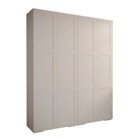 Armoire Manhattan Ryfel 10 a portes battantes H. 236,7 x L. 200 x P. 47, 4 portes