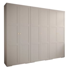 Armoire Manhattan Ryfel 10 a portes battantes H. 236,7 x L. 300 x P. 47, 6 portes