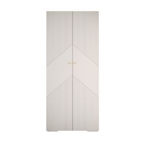 Armoire Manhattan Ryfel 2 a portes battantes H. 236,7 x L. 100 x P. 47, 2 portes