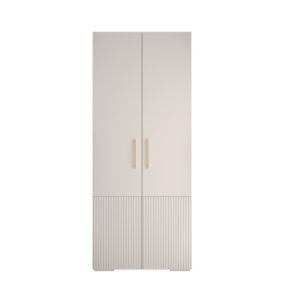 Armoire Manhattan Ryfel 3 a portes battantes H. 236,7 x L. 100 x P. 47, 2 portes