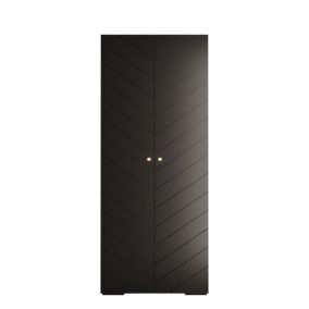 Armoire Manhattan Ryfel 4 a portes battantes H. 236,7 x L. 100 x P. 47, 2 portes