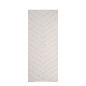 Armoire Manhattan Ryfel 4 a portes battantes H. 236,7 x L. 100 x P. 47, 2 portes