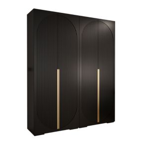 Armoire Manhattan Ryfel 5 a portes battantes H. 236,7 x L. 200 x P. 47, 4 portes