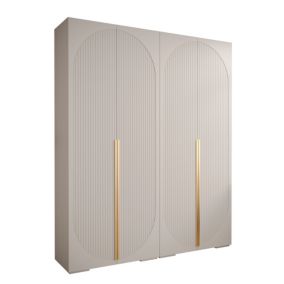 Armoire Manhattan Ryfel 5 a portes battantes H. 236,7 x L. 200 x P. 47, 4 portes