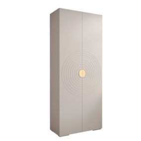 Armoire Manhattan Ryfel 6 a portes battantes H. 236,7 x L. 100 x P. 47, 2 portes