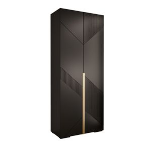 Armoire Manhattan Ryfel 7 a portes battantes H. 236,7 x L. 100 x P. 47, 2 portes