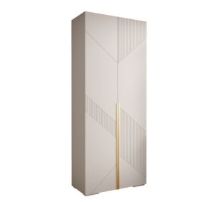 Armoire Manhattan Ryfel 7 a portes battantes H. 236,7 x L. 100 x P. 47, 2 portes