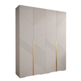 Armoire Manhattan Ryfel 7 a portes battantes H. 236,7 x L. 200 x P. 47, 4 portes