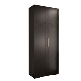 Armoire Manhattan Ryfel 8 a portes battantes H. 236,7 x L. 100 x P. 47, 2 portes