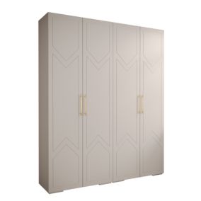 Armoire Manhattan Ryfel 8 a portes battantes H. 236,7 x L. 200 x P. 47, 4 portes