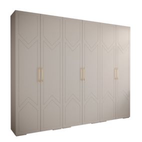 Armoire Manhattan Ryfel 8 a portes battantes H. 236,7 x L. 300 x P. 47, 6 portes