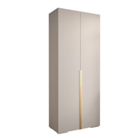 Armoire Manhattan Ryfel 9 a portes battantes H. 236,7 x L. 100 x P. 47, 2 portes