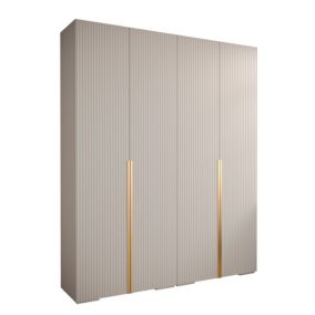 Armoire Manhattan Ryfel 9 a portes battantes H. 236,7 x L. 200 x P. 47, 4 portes