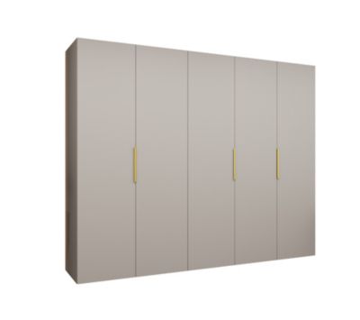 Armoire Marbella 1 a portes battantes H. 202 x L.250 x P. 52, 5 portes
