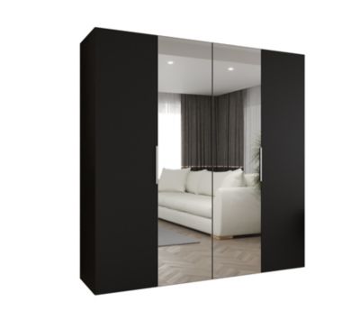 Armoire Marbella2 a portes battantes H. 202 x L.200 x P. 52, 4 portes