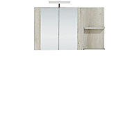 Armoire miroir blanc Cooke & Lewis Amazon 100 cm