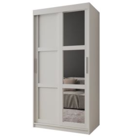 Armoire Miror 3 a portes coulissantes H. 200 x L. 100 x P. 62 2 portes