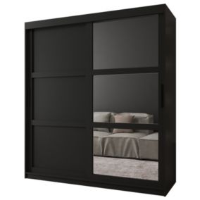 Armoire Miror 3 a portes coulissantes H. 200 x L. 180 x P. 62 2 portes