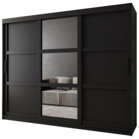 Armoire Miror 3 a portes coulissantes H. 200 x L. 250 x P. 62 3 portes