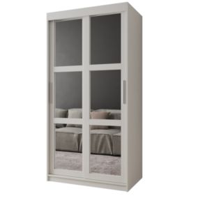 Armoire Miror a portes coulissantes H. 200 x L. 100 x P. 62 2 portes