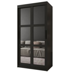 Armoire Miror a portes coulissantes H. 200 x L. 100 x P. 62 2 portes