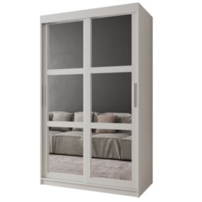 Armoire Miror a portes coulissantes H. 200 x L. 120 x P. 62 2 portes