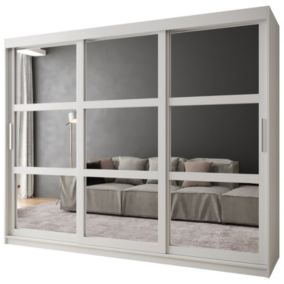 Armoire Miror a portes coulissantes H. 200 x L. 250 x P. 62 3 portes