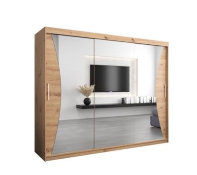 Armoire Monaco a portes coulissantes H. 200 x L. 250 x P. 62 3 portes