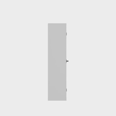 Armoire monobloc portes battantes 180 x 90- gris perle