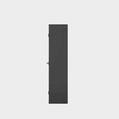 Armoire monobloc portes battantes 180 x 90- noir