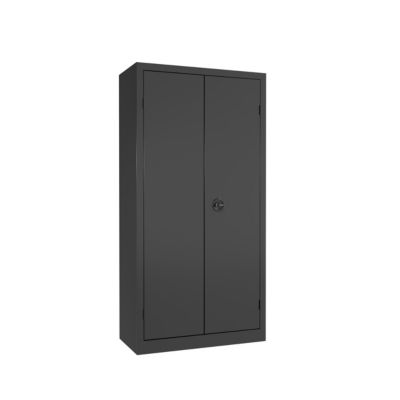 Armoire monobloc portes battantes 180 x 90- noir