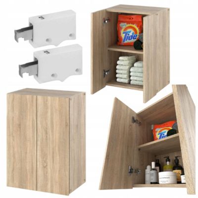 Armoire murale Chêne Sonoma 40x25x60cm - Meuble haut et colonne pour salle de bain