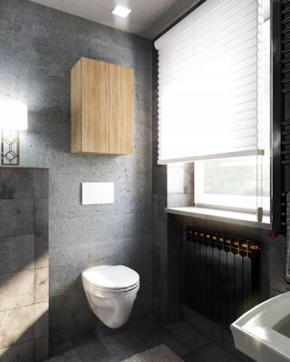 Armoire murale Chêne Sonoma 40x25x60cm - Meuble haut et colonne pour salle de bain