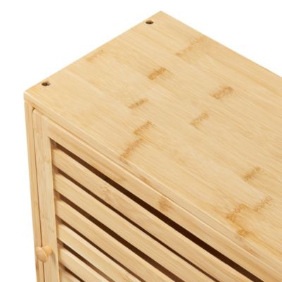 Armoire murale de salle de bain Gjesdal bambou 60 x 40 x 20 cm naturel en.casa