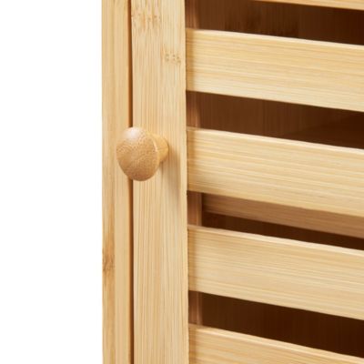 Armoire murale de salle de bain Gjesdal bambou 60 x 40 x 20 cm naturel en.casa