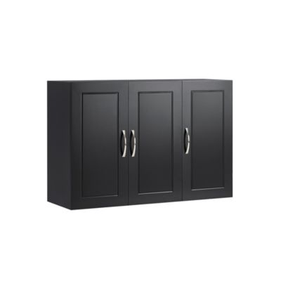 Armoire Murale de Salle de Bain Meuble de Rangement Suspendu 3 Portes, FRG231-L-SCH, SoBuy