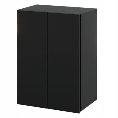 Armoire murale NOIRE 40x25x60cm - Meuble haut et colonne pour salle de bain
