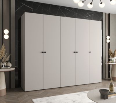 Armoire Parma 1 a portes battantes H. 202 x L.250 x P. 52, 5 portes