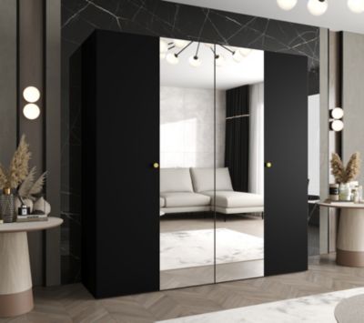 Armoire Parma 2 a portes battantes H. 202 x L.200 x P. 52, 4 portes