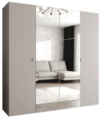 Armoire Parma 2 a portes battantes H. 202 x L.200 x P. 52, 4 portes