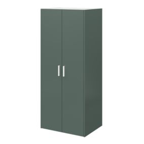 Armoire penderie 2 portes battantes vert forêt GoodHome Atomia H. 187 x L. 100 x P. 45 cm