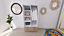 Armoire penderie bicolore 4 tiroirs chambre enfant GoodHome Atomia H. 187,5 x L. 100 x P. 58 cm