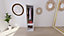 Armoire penderie blanche avec étagère GoodHome Atomia H. 187,5 x L. 50 x P. 58 cm
