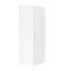 Armoire penderie d'angle blanche avec porte battante GoodHome Atomia H. 225 x L. 100 x P. 89 cm