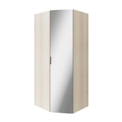 Armoire d'angle avec rangement et support en verre, armoires d'angle