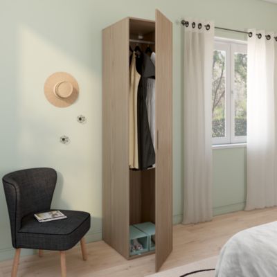 Vitrine, armoire avec 3 tiroirs et 2 portes en métal coloris noir