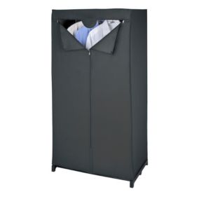 Armoire-penderie H. 150 cm x L. 75 cm Deep Black Wenko noir